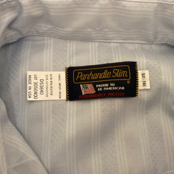 Two Men’s Snap Front Western Shirts, size 17-35 and size 18.5-35  NWOT - Picture 11 of 15